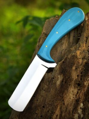 Custom handmade beautiful cowboy bull cutter knives