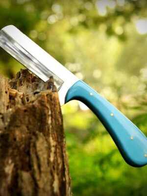Custom handmade beautiful cowboy bull cutter knives