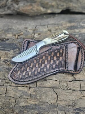 Skinner Knife - Horse Rasp stainless steel