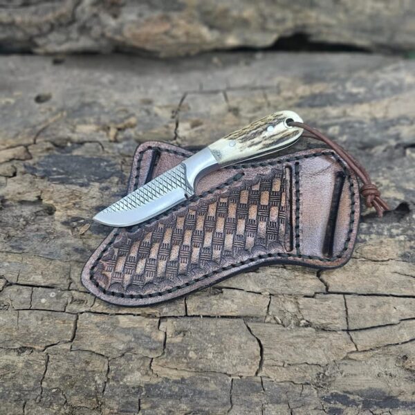 Skinner Knife - Horse Rasp stainless steel