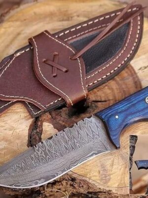 Custom handmade beautiful cowboy skinner knive